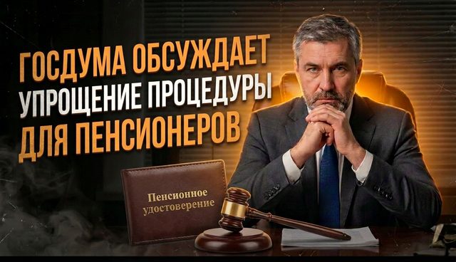 Госдума обсуждает упрощение процедуры для пенсионеров