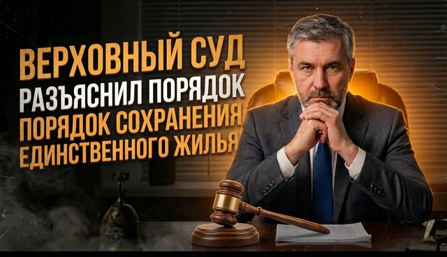 Верховный суд разъяснил порядок сохранения единственного жилья